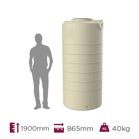 Round 1,000 Litre Water Tank
